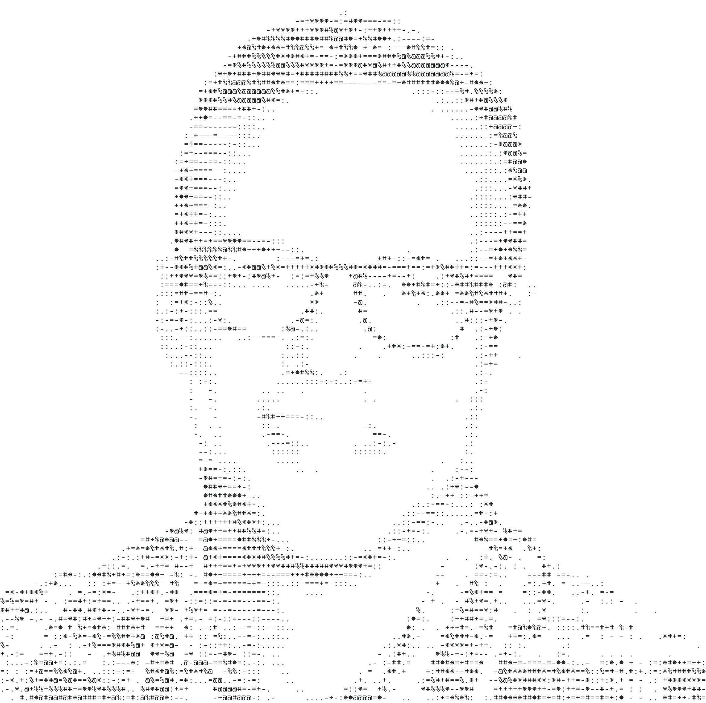 ASCII-art portrait of Zack Glaser, rendered from a photo as text characters